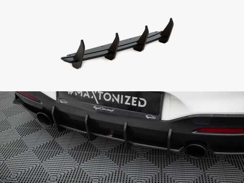 Maxton Street PRO Rear Diffuser V.3 BMW 1 F20 M140i