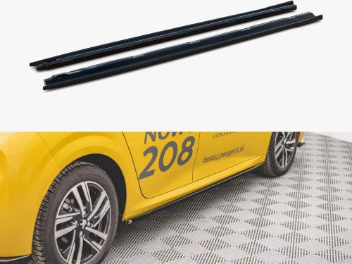 Maxton Side Skirt Diffusers Peugeot 208 Mk2