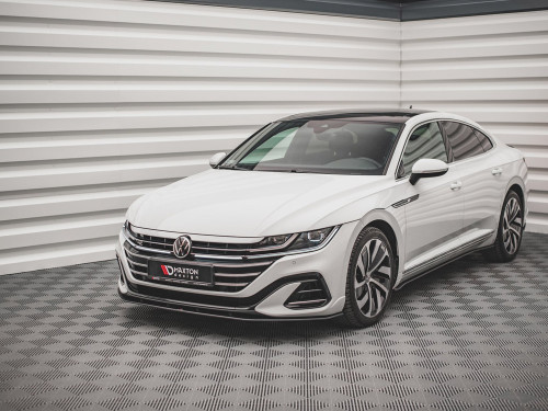 Maxton Street PRO Front Splitter Volkswagen Arteon Sedan / Shooting Brake R-Line Mk1 Facelift