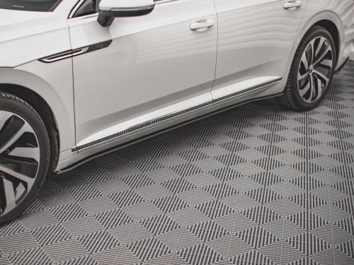 Maxton Street PRO Side Skirt Diffusers V.1 Volkswagen Arteon R/ R-Line Sedan / Shooting Brake Mk1 Facelift