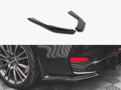 Maxton Rear Side Splitters Infiniti Q60 S Mk2 (2017-)