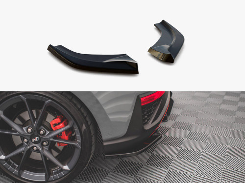Maxton Rear Side Splitters V.2 Hyundai I30 N Hatchback Mk3 Facelift