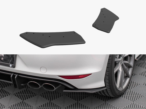 Maxton Street PRO Rear Side Splitters VW Golf R Mk7