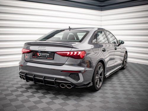 Maxton Street PRO Rear Side Splitters + Flaps Audi S3 Sedan 8Y