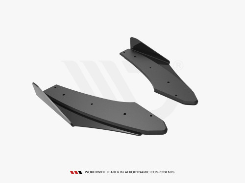 Maxton Street PRO Rear Side Splitters + Flaps Audi S3 Sedan 8Y