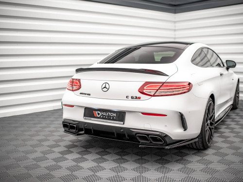 Maxton Rear Side Splitters Mercedes-AMG C 63AMG Coupe AMG Aero Pack C205 Facelift