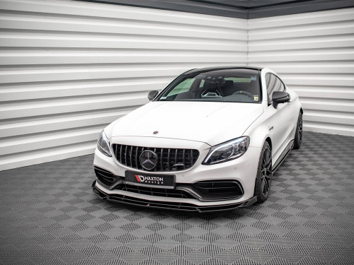 Maxton Front Splitter V.2 Mercedes-AMG C63 Coupe AMG Aero Pack C205 Facelift
