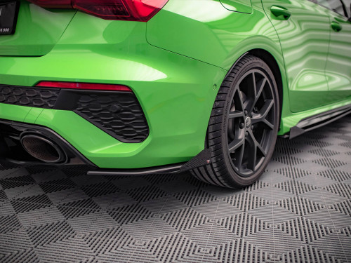 Maxton Street PRO Rear Side Splitters (+flaps) Audi RS3 Sedan 8Y (2020-)