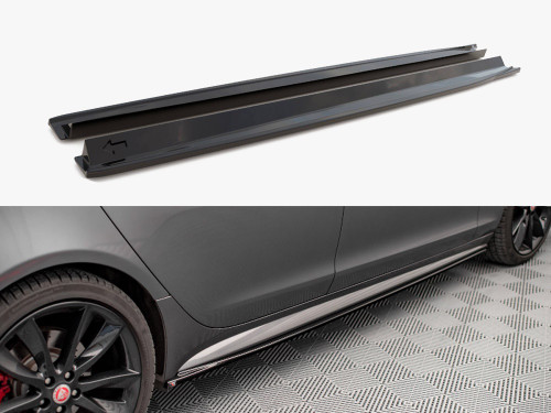 Maxton Side Skirts Diffusers Jaguar XF R-sport MK2 (2015-2020)