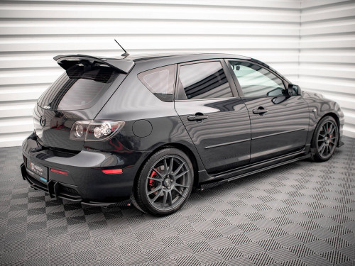Maxton Street PRO Side Skirts Diffusers + Flaps Mazda 3 MPS Mk1