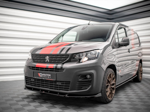 Maxton Front Splitter Peugeot Partner MK3 (2018-)