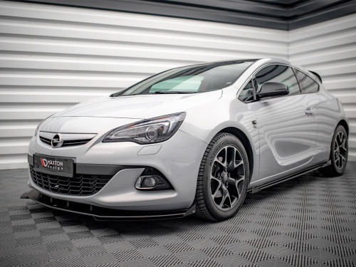 Maxton Street PRO Front Splitter V.1 + Flaps Opel Astra GTC OPC-Line J