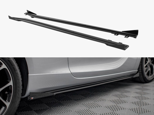Maxton Street PRO Side Skirts Diffusers + Flaps Opel Astra GTC OPC-Line J