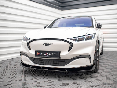 Maxton Front Splitter V.1 Ford Mustang Mach-e MK1
