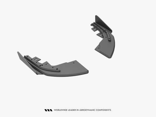 Maxton Street PRO Rear Side Splitters (+flaps) Audi S3 Sportback 8V Facelift