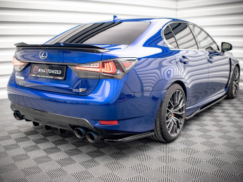 Maxton Rear Side Splitters Lexus GS F Mk4 Facelift