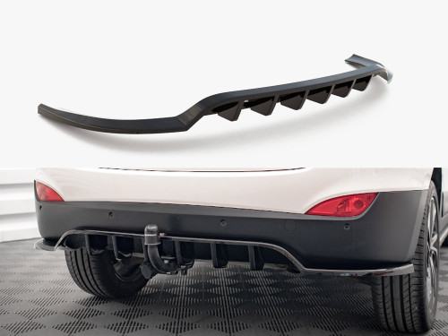 Maxton Central Rear Splitter (Vertical Bars) Hyundai IX35 Mk1