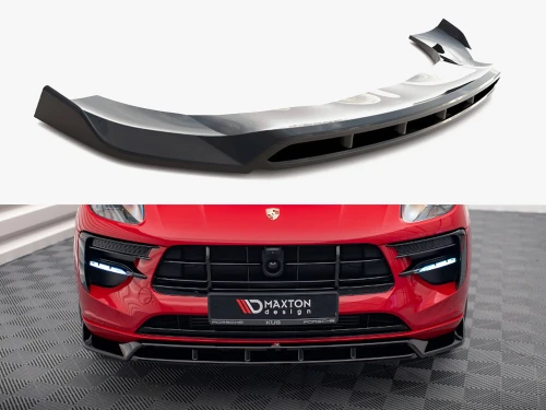 Maxton Front Splitter V.2 Porsche Macan GTS / Sport Design Mk1 Facelift