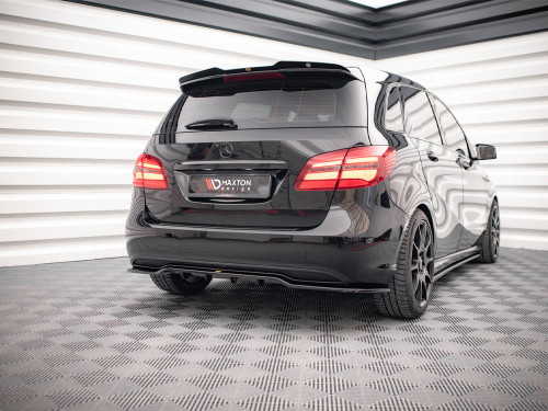 Maxton Rear Splitter (Vertical Bars) Mercedes B W246 Facelift