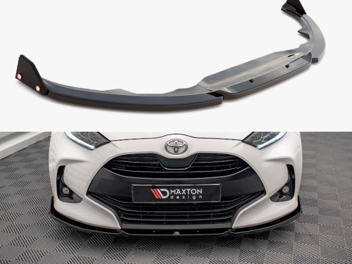 Maxton Front Splitter V.1 + Flaps Toyota Yaris Mk4