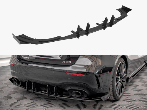 Maxton Street PRO Rear Valance + Flaps Mercedes A35 AMG Hatchback Aero Pack W177