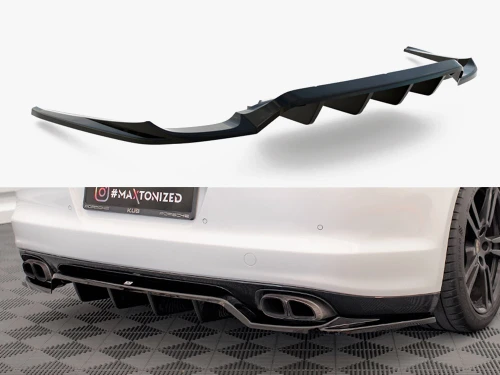 Maxton Rear Splitter (Vertical Bars) Porsche Panamera Turbo 970