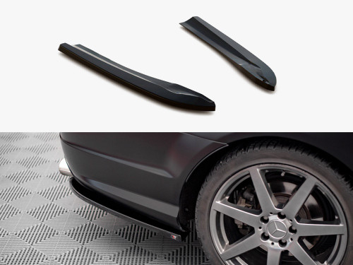 Maxton Rear Side Splitters Mercedes-Benz C Coupe / Sedan / Estate AMG-Line C204 / W204 Facelift / S204 Facelift