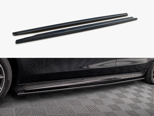 Maxton Side Skirts Diffusers Mercedes S Long AMG-Line V223