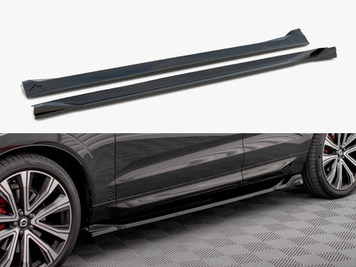 Maxton Side Skirts Diffusers Volvo XC60 R-Design Mk2 Facelift