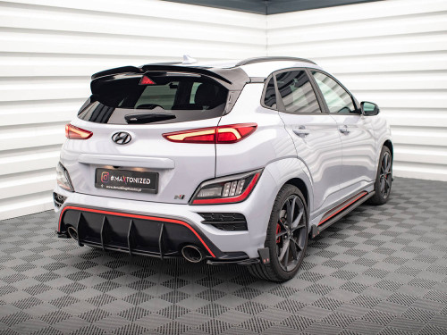 Maxton Rear Side Splitters V.1 + Flaps Hyundai Kona N Mk1