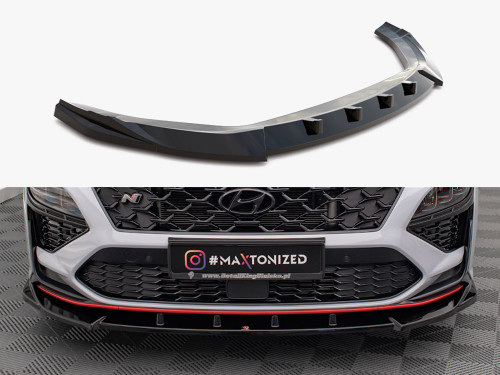 Maxton Front Splitter V.2 Hyundai Kona N Mk1