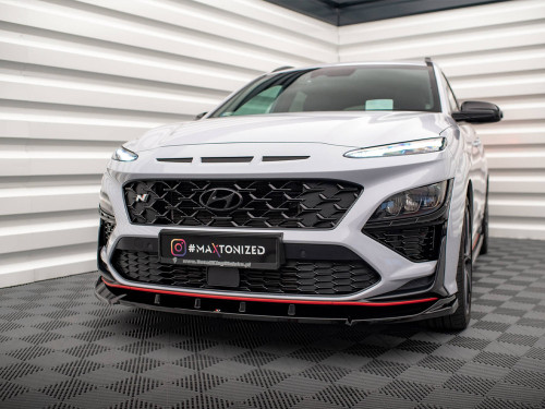 Maxton Front Splitter V.2 Hyundai Kona N Mk1