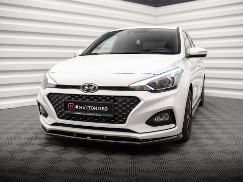 Maxton Front Splitter Front Splitter V.1 Hyundai I20 Mk2 Facelift