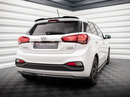 Maxton Central Rear Splitter Hyundai I20 Mk2 Facelift