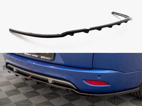 Maxton Rear Splitter (Vertical Bars) Renault Megane GT Line Grandtour Mk3 Facelift