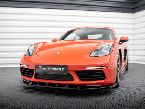Maxton Front Splitter V.1 Porsche 718 Cayman 982c