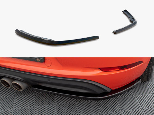 Maxton Rear Side Splitters Porsche 718 Cayman 982c