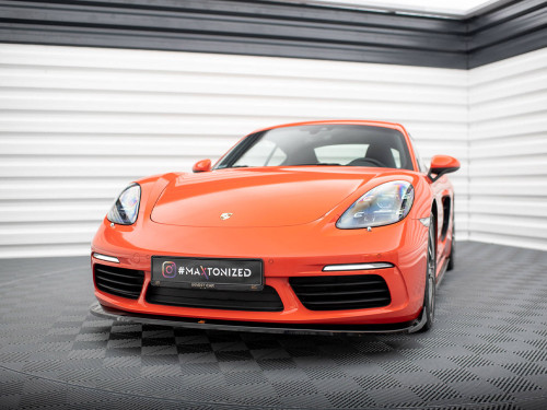 Maxton Front Splitter V.2 Porsche 718 Cayman 982c