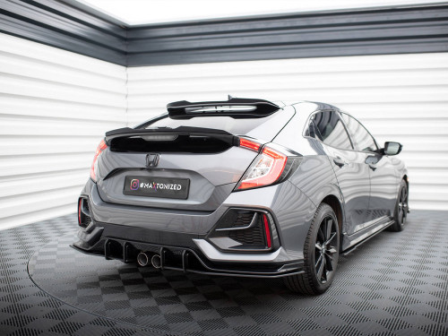 Maxton Street PRO Rear Side Splitters V.1 Honda Civic Sport Mk10 Facelift