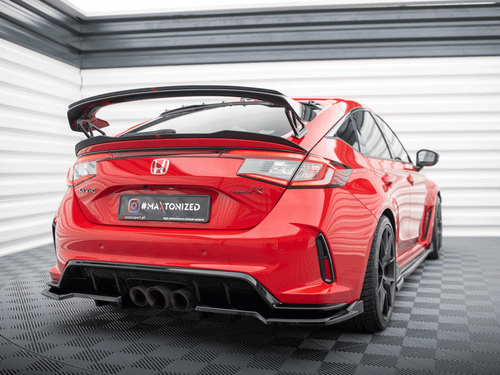 Maxton Lower Spoiler CAP Honda Civic Type-R Mk 11
