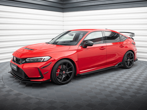 Maxton Street PRO Side Skirts Diffusers + Flaps Honda Civic Type-R Mk 11