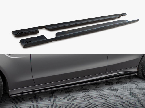 Maxton Side Skirts Diffusers Mercedes-AMG C63 Sedan / Estate W205 Facelift