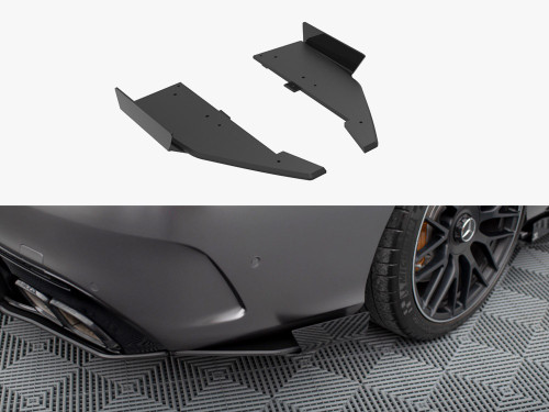 Maxton Street Pro Rear Side Splitters + Flaps Mercedes-AMG C63 Sedan / Estate W205 Facelift