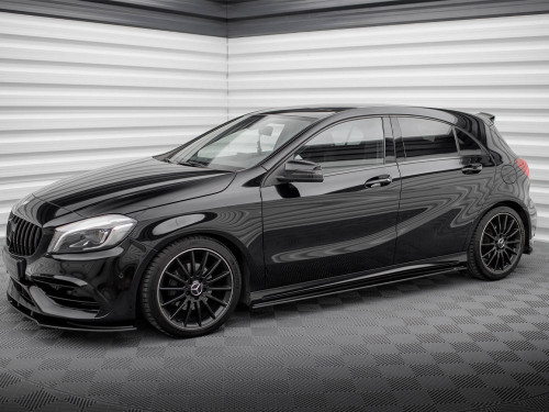 Maxton Street PRO Side Skirts Diffusers Mercedes-Benz A AMG-Line W176 Facelift
