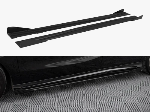 Maxton Street PRO Side Skirts Diffusers + Flaps Mercedes-Benz A AMG-Line W176 Facelift