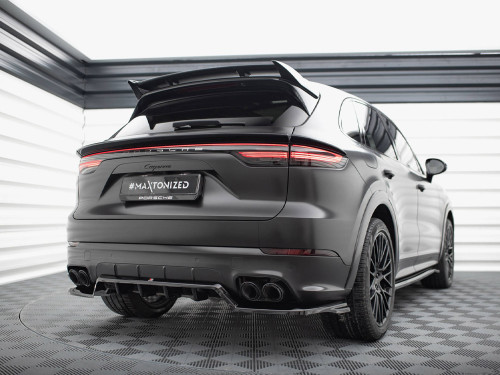 Maxton Rear Splitter (Vertical Bars) Porsche Cayenne Sport Design Mk3