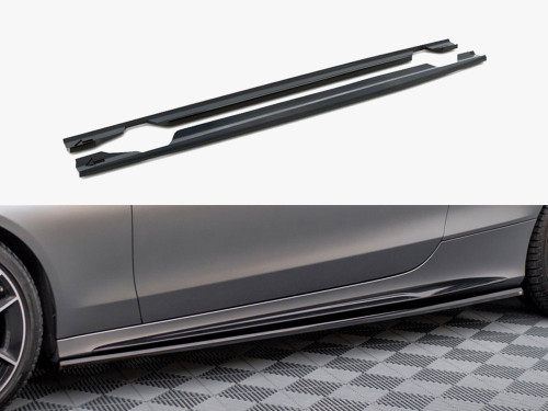 Maxton Side Skirts Diffusers Mercedes-AMG C43 Coupe C205 Facelift
