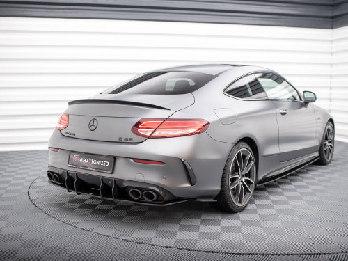 Maxton Street Pro Rear Side Splitters Mercedes-AMG C43 Coupe C205 Facelift