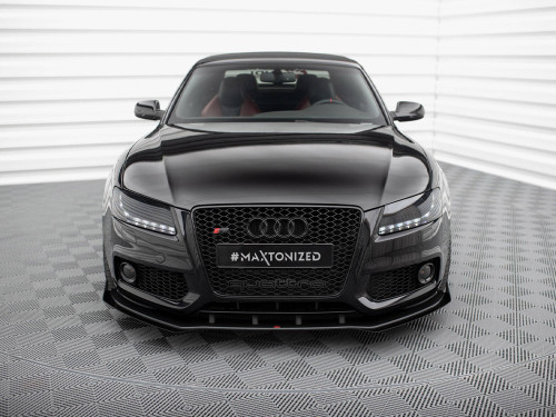 Maxton Street PRO Front Splitter + Flaps Audi S5 / A5 S-Line 8T