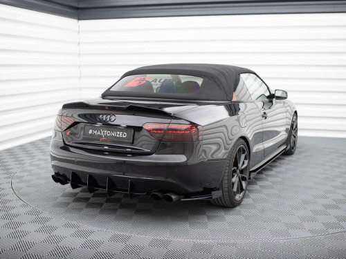 Maxton Street Pro Rear Side Splitters + Flaps Audi S5 / A5 S-Line Coupe / Cabrio 8T